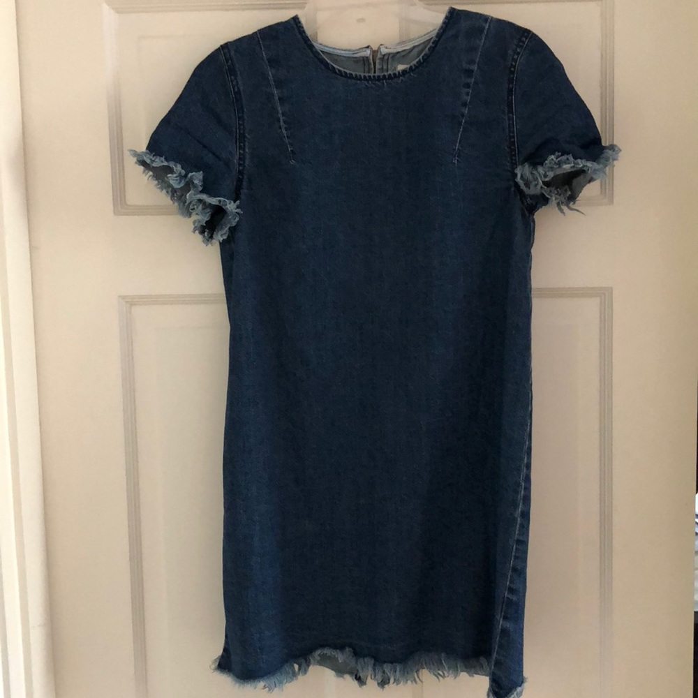 Denim Fray Dress